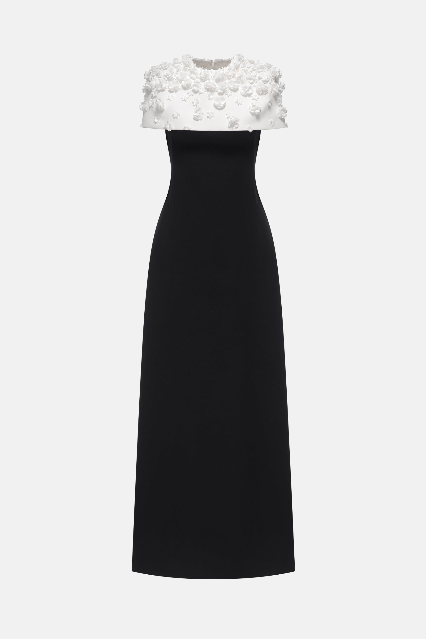Đầm Midi Cici Appliqué Dáng Đứng
