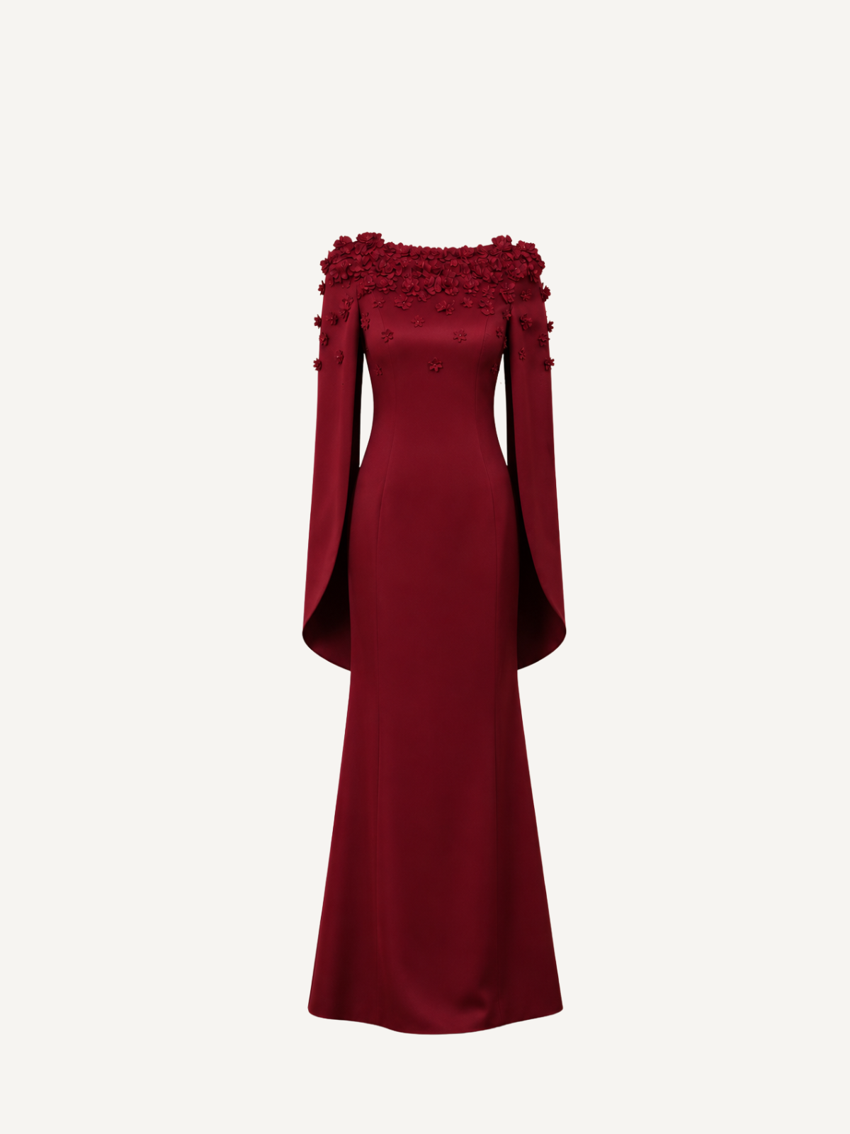 Đầm Maxi Voan Tay Cape Lily