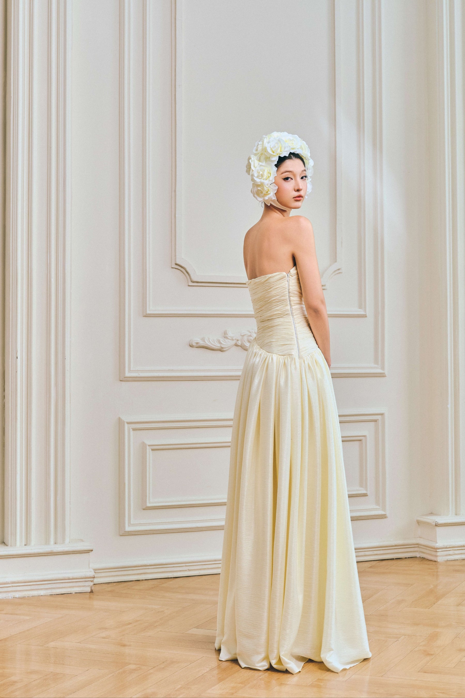 Đầm Dạ Hội Dáng Chữ A Lụa Vivienne