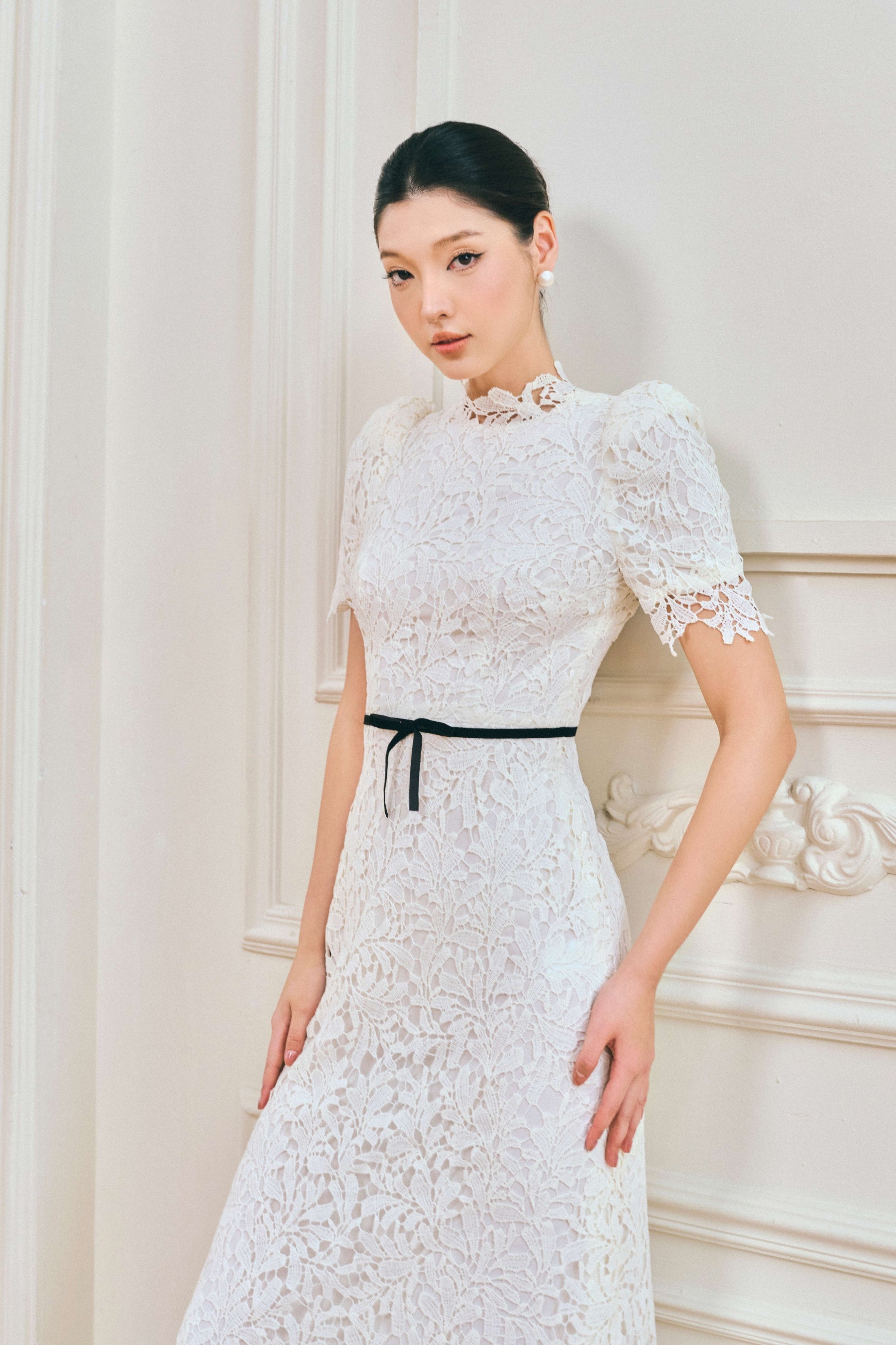 Váy maxi dáng chữ A Hazel Lace