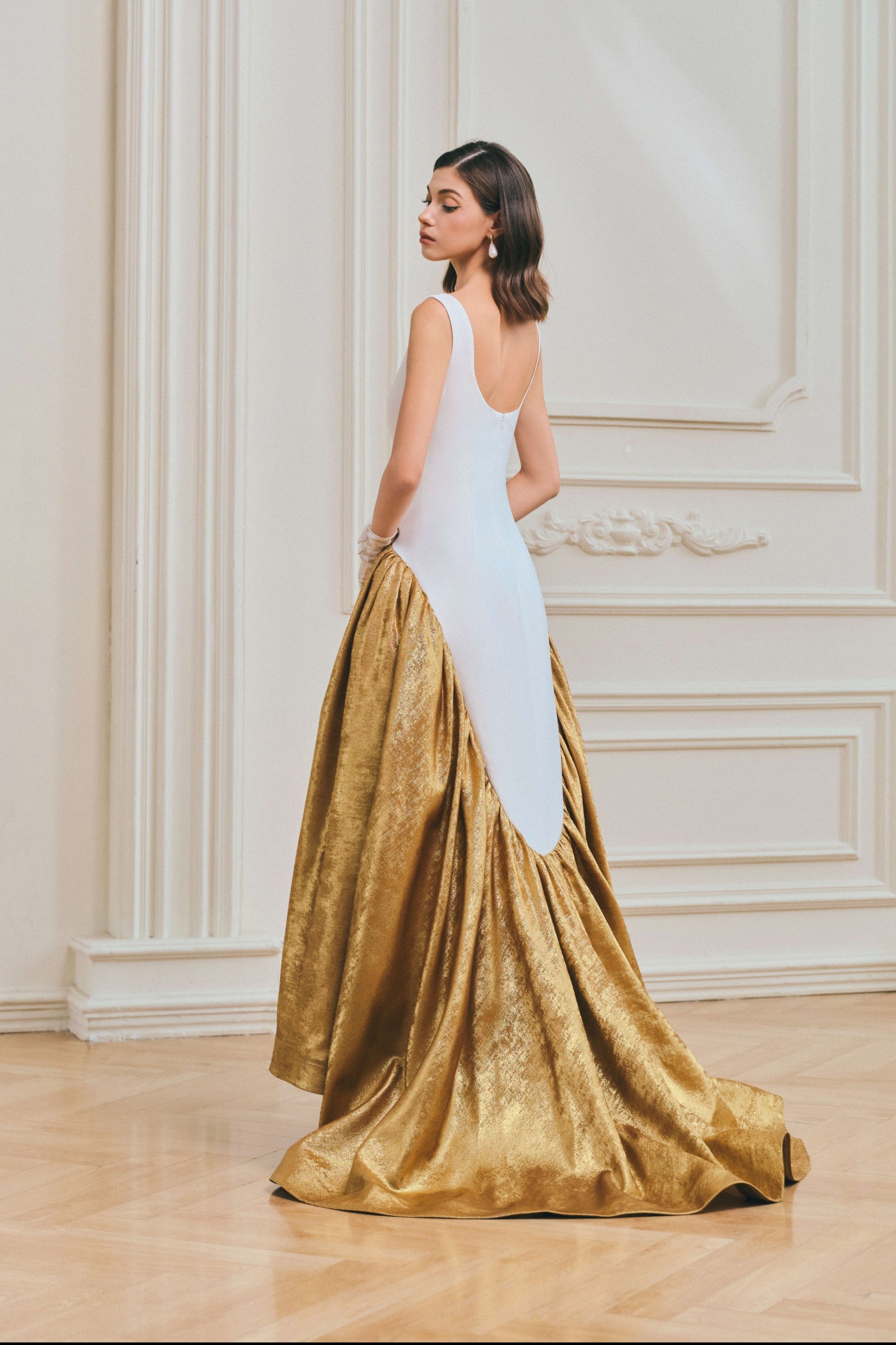 Đầm Dạ Hội Cổ Thuyền Riley